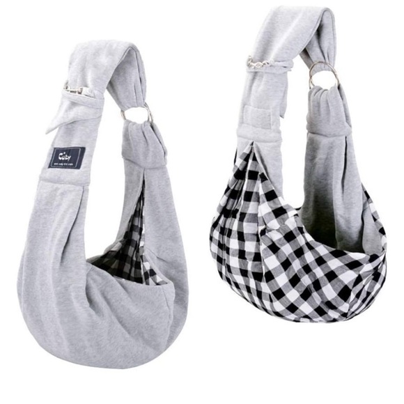 Cuby Reversible Gray Pet Carrier - Picture 1 of 6